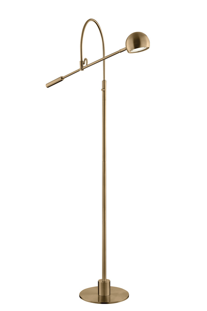 Led Floor Lamp Ab Finished Metal Shade Gu10 Bulb 8w M289g Led Floor Lamp Ab Finished Metal Shade Gu10 Bulb 8w